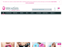 Tablet Screenshot of mystim.com
